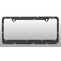 Algopix Similar Product 18 - License Plate Frame  Black Metal  7