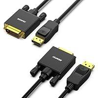 Algopix Similar Product 20 - BENFEI 2 Pack DisplayPort to DVI 6 Feet