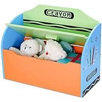 Algopix Similar Product 3 - Costzon Toy Box Wooden Toy Storage