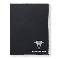 Algopix Similar Product 2 - Small Portfolio Notepad Caduceus