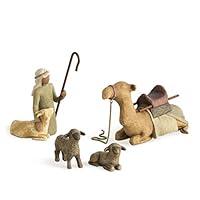 Algopix Similar Product 2 - Willow Tree Shepherd and Stable