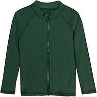 Algopix Similar Product 5 - SwimZip Boys Long Sleeve Zipper Rash