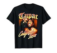 Algopix Similar Product 3 - Official Tupac Love Vintage California