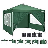 Algopix Similar Product 18 - COBIZI Garden Gazebo 3 x 3 m Foldable