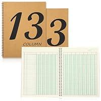 Algopix Similar Product 5 - 3 Pcs 13 Column Ledger Book 85 