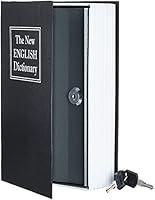 Algopix Similar Product 2 - Amazon Basics Book Safe, Key Lock, Black