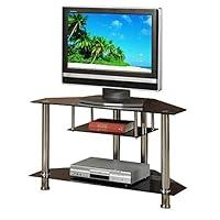 Algopix Similar Product 5 - Benjara Metal  Glass Tv Stand With