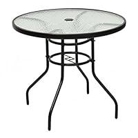 Algopix Similar Product 1 - Tangkula 32 Outdoor Patio Table Round