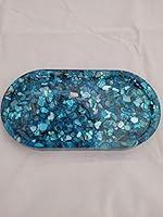 Algopix Similar Product 18 - Crushed shell tray Resin Tray Vanity