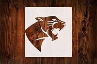 Algopix Similar Product 12 - Carolina Panther Style Design Stencil