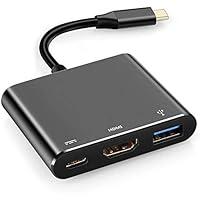 Algopix Similar Product 12 - Oussirro HDMI USB C Hub Adapter for