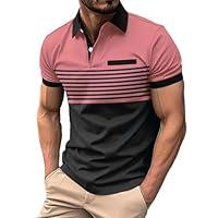 Algopix Similar Product 3 - Shirts for Men Summer Short Sleeve Polo