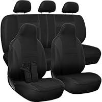 Algopix Similar Product 3 - OxGord 10 Piece Seat Cover Set for Car