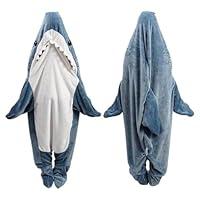 Algopix Similar Product 19 - Shark Blanket Hoodie Adult Wearable