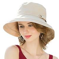 Algopix Similar Product 17 - Somaler Womens Cotton Wide Brim Sun