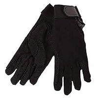 Algopix Similar Product 15 - Hy5 Cotton Pimple Palm Gloves  Black 