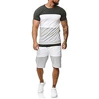Algopix Similar Product 1 - 2021 Mens Summer Sports Suit 2 Piece