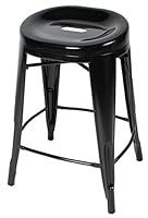 Algopix Similar Product 5 - 24 Stackable Metal Stools with Curved