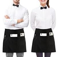 Algopix Similar Product 9 - Utopia Wear 2 Pack Server Apron with 3