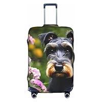 Algopix Similar Product 15 - YHBLYKXP Schnauzer print Luggage cover