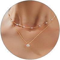 Algopix Similar Product 8 - Partm Pearl Necklace for Women Trendy