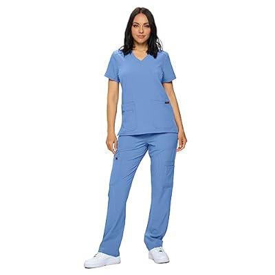 Monarch Uniforms Scrub Sets in Regular and Petite Stretchy Scrubs for Women  Set of Scrub Top and Scrub pants : : Clothing, Shoes 
