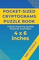 Algopix Similar Product 13 - Pocket Size Cryptograms Puzzle Book