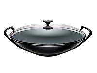 Algopix Similar Product 12 - Le Creuset Cast Iron Wok with Glass