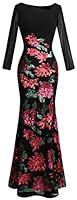 Algopix Similar Product 14 - Angelfashions Womens Long Sleeve Rose
