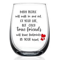 Algopix Similar Product 16 - HAYOOU Friend Gifts 15oz Wine Glass