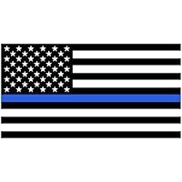 Algopix Similar Product 6 - Stickios Thin Blue Line Sticker  Back