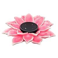 Algopix Similar Product 17 - PINE AND PAINT LLC Pink Flower Echo Dot
