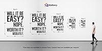 Algopix Similar Product 19 - Wallency Motivational Wall Decal  Gym