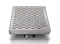 Algopix Similar Product 16 - QM Square Shower Drain Base and Grate