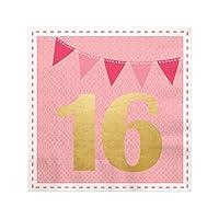 Algopix Similar Product 14 - Big Dot of Happiness Sweet 16 with Gold