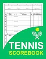 Algopix Similar Product 4 - Tennis Scorebook Game Record Keeper