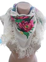 Algopix Similar Product 20 - Handmade Lace Embroidered Scarf