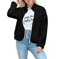 Algopix Similar Product 15 - Womens Long Sleeve Faux Fur Zip Up