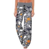 Algopix Similar Product 9 - Halloween Pajama Pants Pumpkin Skull