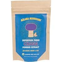 Algopix Similar Product 4 - MALAMA MUSHROOMS Chaga Mushroom Powder