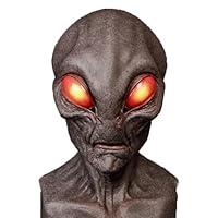 Algopix Similar Product 3 - Alien Mask Latex Full Head Realistic