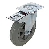 Algopix Similar Product 16 - FIXMAN Rubber Castor Swivel 200mm 200kg