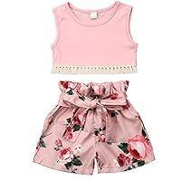 Algopix Similar Product 13 - Toddler Baby Girl Floral Clothes Pink