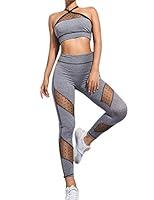 Algopix Similar Product 11 - Women Sports Bra Suits 2 Pieces Gym