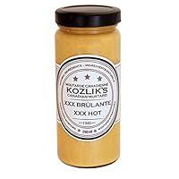 Algopix Similar Product 2 - Kozlik's XXX Hot Mustard, 8.5oz (241gm)