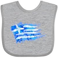 Algopix Similar Product 18 - inktastic Abstract Greek Flag Baby Bib