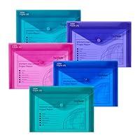 Algopix Similar Product 2 - Snopake A5 Polyfile Popper Wallet with