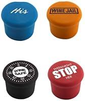 Algopix Similar Product 8 - CapaBunga Wine Bottle Stopper Set of