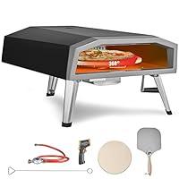 Algopix Similar Product 2 - VEVOR Gas Outdoor Pizza Oven 16inch