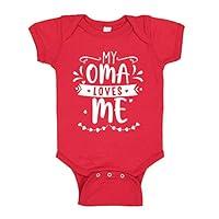 Algopix Similar Product 8 - My Oma Loves Me Toddler T-Shirt 4T Red